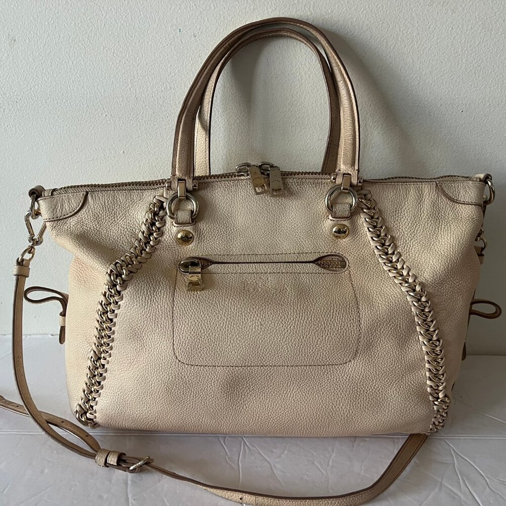 COACH PRARIE SATCHEL WHIPLASH LEATHER HANDBAG